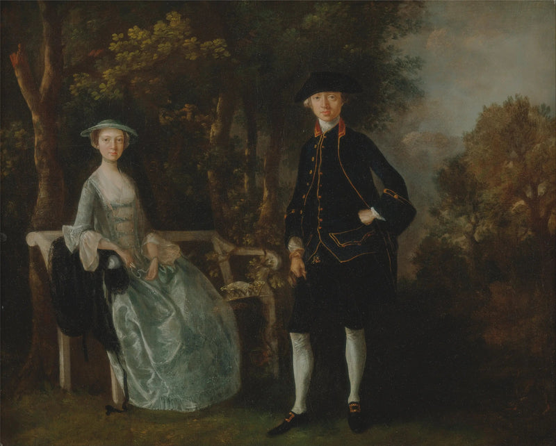 Senhora Lloyd e seu filho, Richard Savage Lloyd, de Hintlesham Hall, Suffolk - Thomas Gainsborough