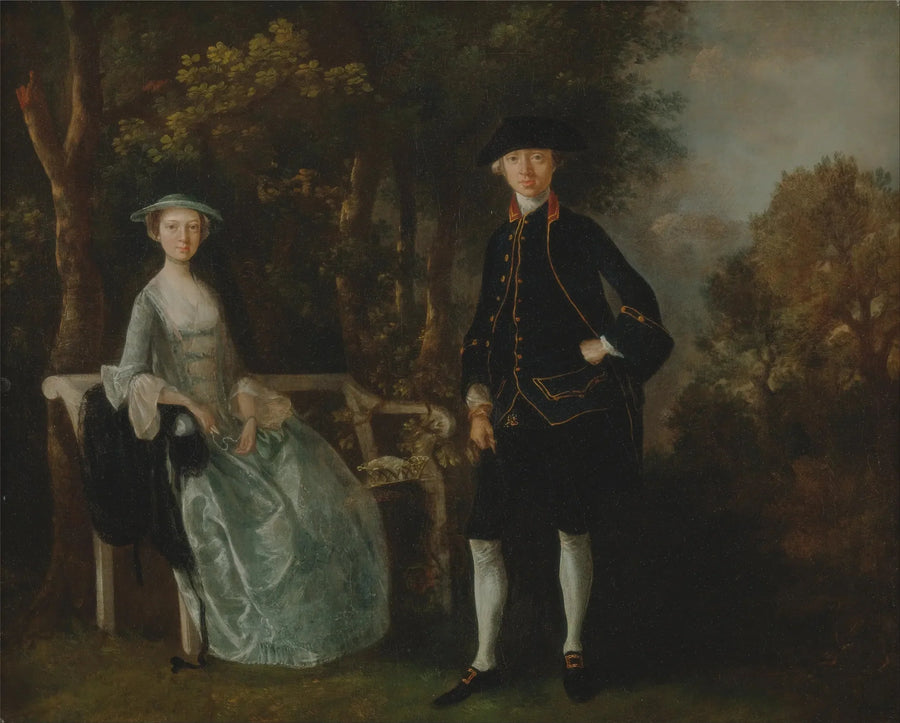 Senhora Lloyd e seu filho, Richard Savage Lloyd, de Hintlesham Hall, Suffolk - Thomas Gainsborough