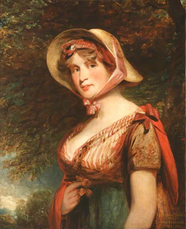 Lady Louisa Tollemache, condessa de Dysart (1745-1840) (de acordo com John Hoppner) - John Constable