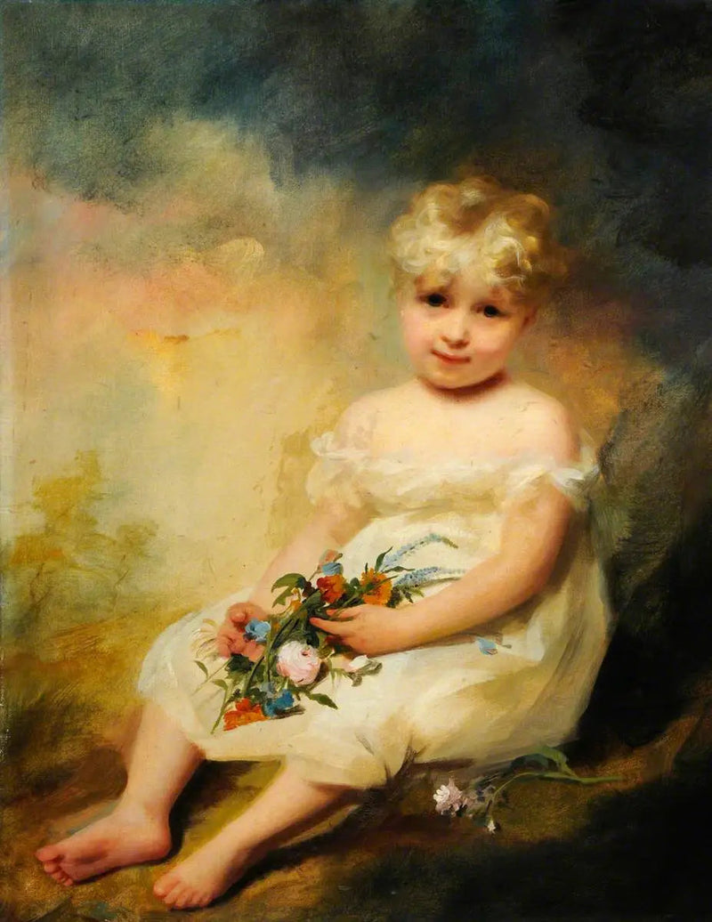 Lady Mary Lyon, filha do conde de Strathmore - Henry Raeburn