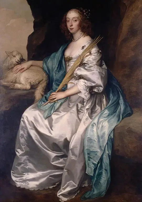 Lady Mary Villiers, duquesa de Richmond e Lennox (1622-1685) - Antoine van Dyck