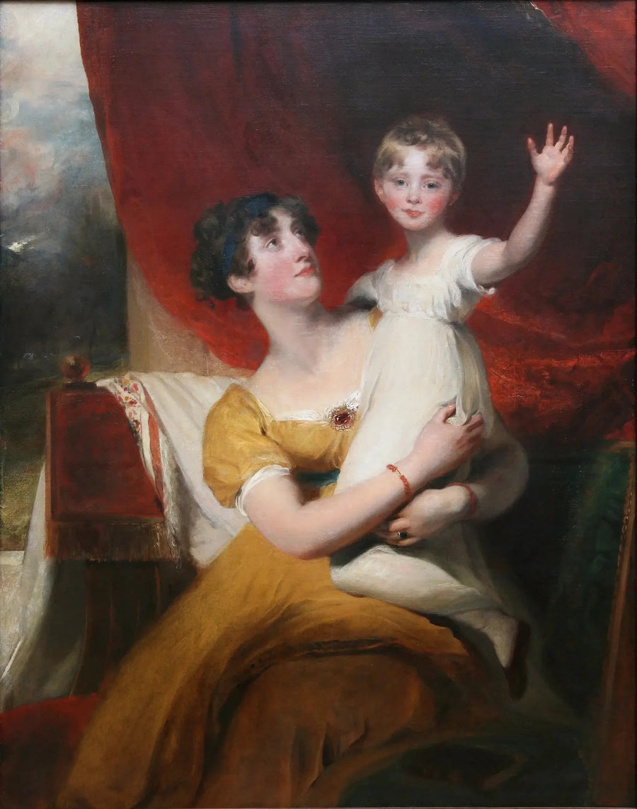 Lady Orde com sua filha Anne - Thomas Lawrence