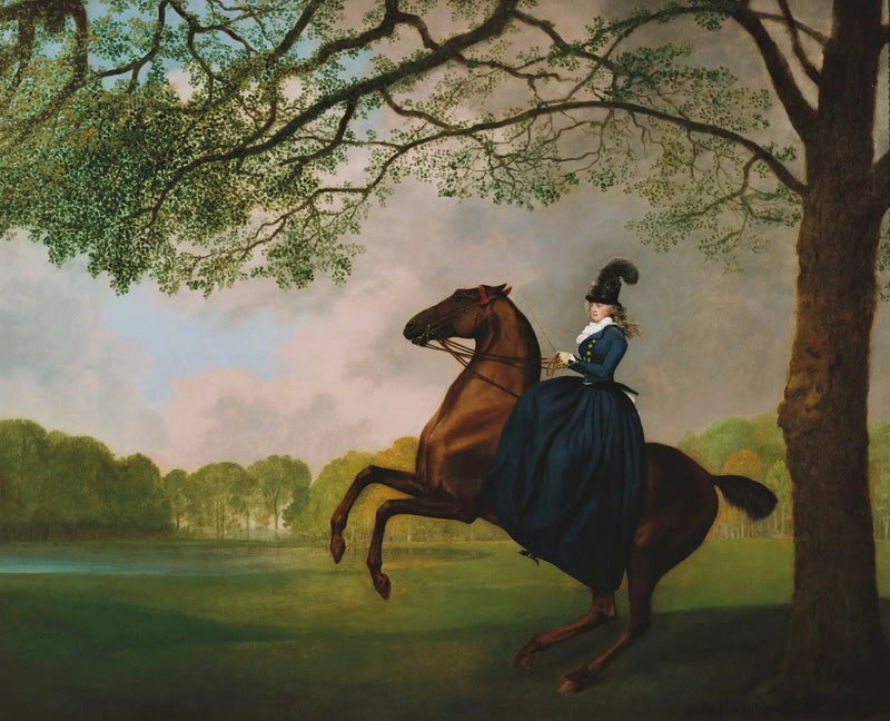 Laetitia, Lady Lade (falecida em 1825) - George Stubbs