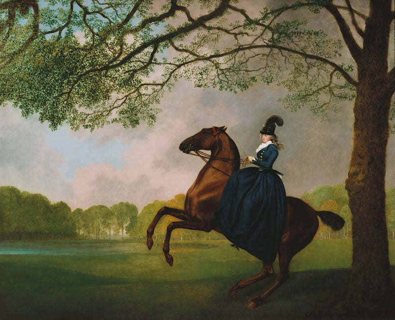 Laetitia, Lady Lade (falecida em 1825) - George Stubbs