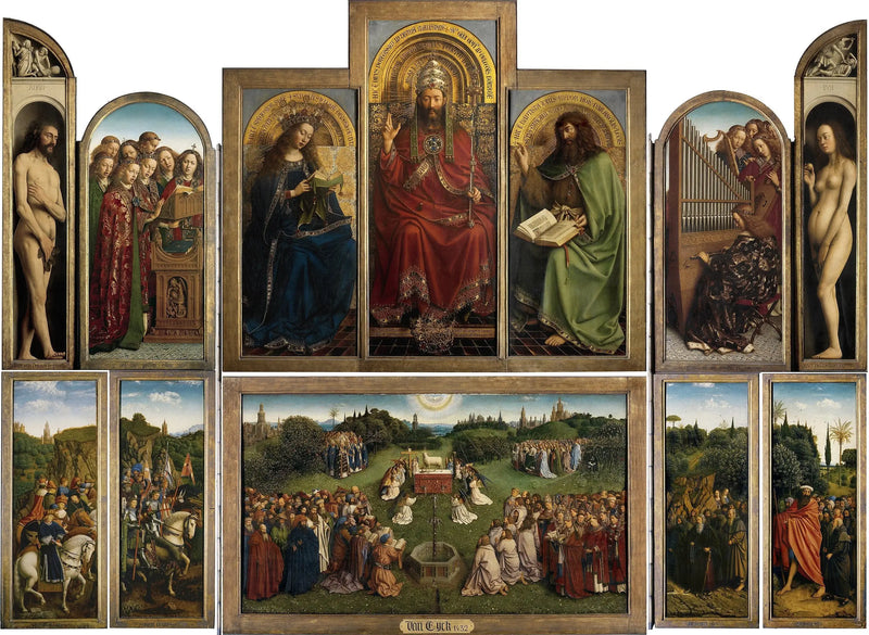 O Cordeiro Místico - Jan van Eyck