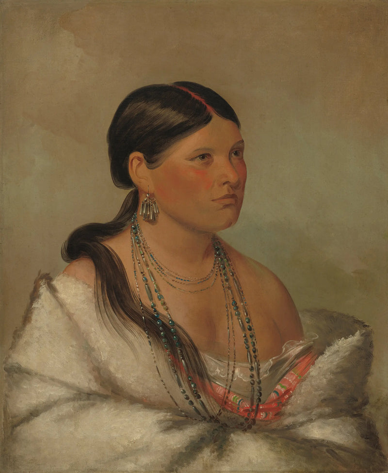 A águia fêmea - Shawano - George Catlin