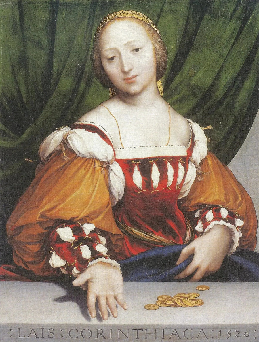 Laïs de Corinto - Hans Holbein, o Jovem