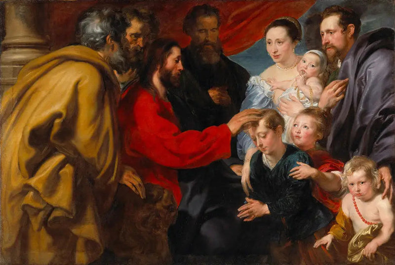 Deixem as crianças virem a mim - Antoine van Dyck