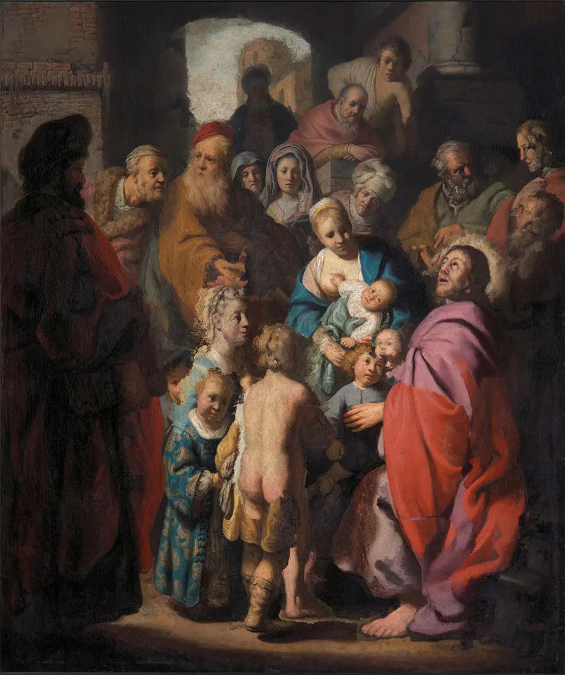 Deixai vir a mim os pequeninos - Rembrandt