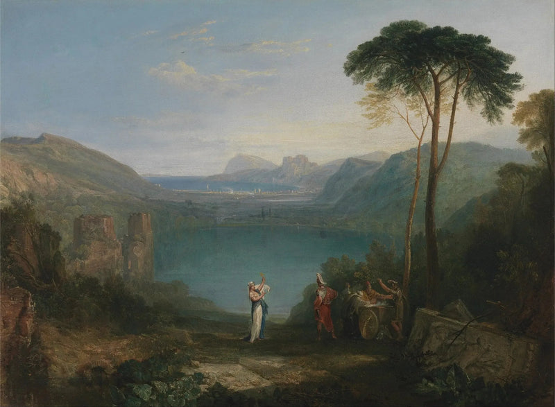 Lago Averno: Eneias e a Sibila de Cumas - J. M. W. Turner