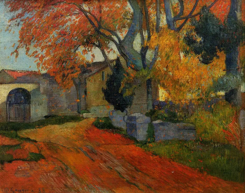 Avenida dos Alyscamps - Paul Gauguin
