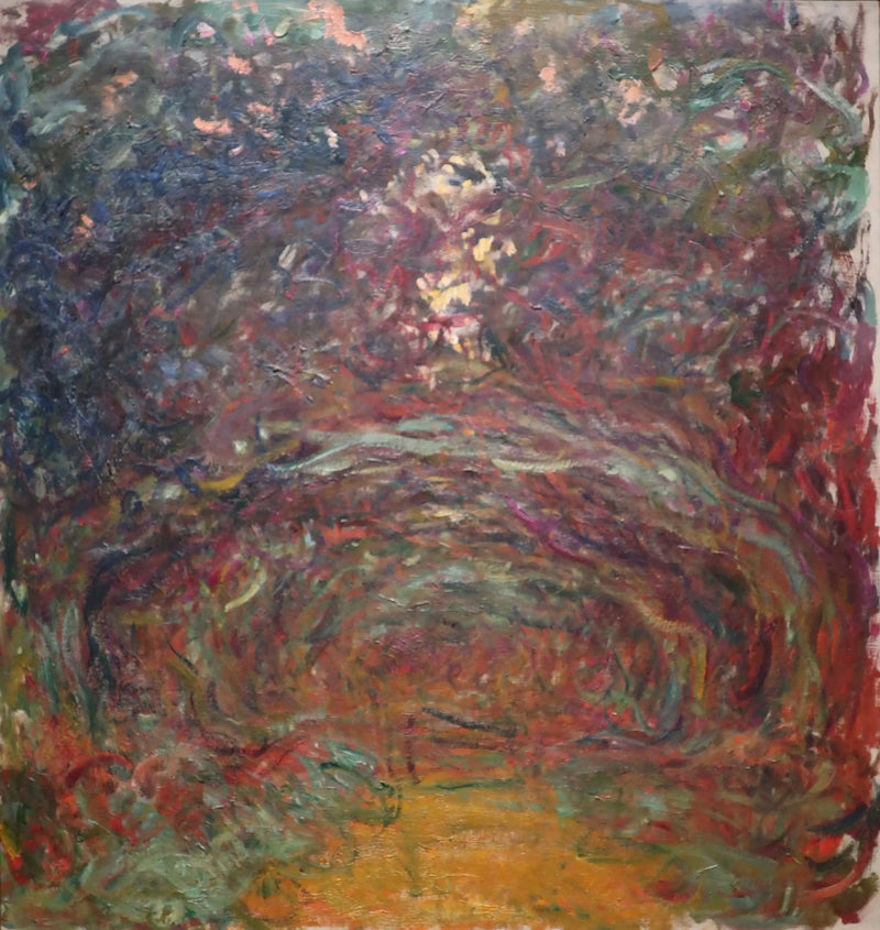 O caminho das roseiras - Claude Monet
