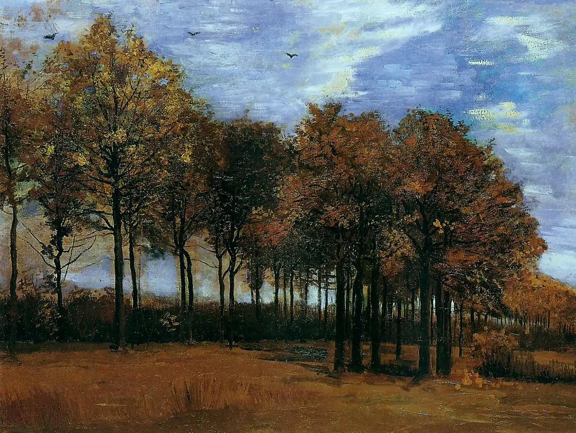 Reproduction du tableau « L'Allée en Automne - Vincent van Gogh » par Alpha Reproduction en peinture à l’huile