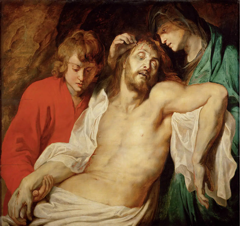Lamentação de Cristo por Maria e João - Peter Paul Rubens
