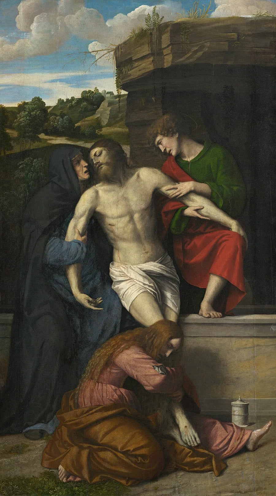 Lamentação sobre o Cristo morto - Alessandro Bonvicino