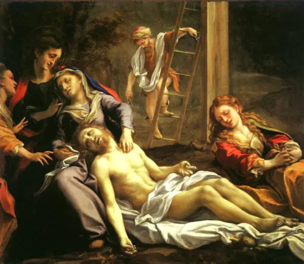 Lamentação sobre o Cristo morto - Antonio da Correggio
