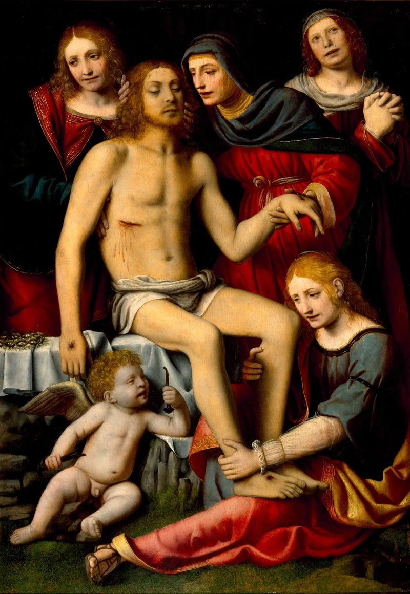 Lamentação sobre o Cristo morto - Bernardino Luini