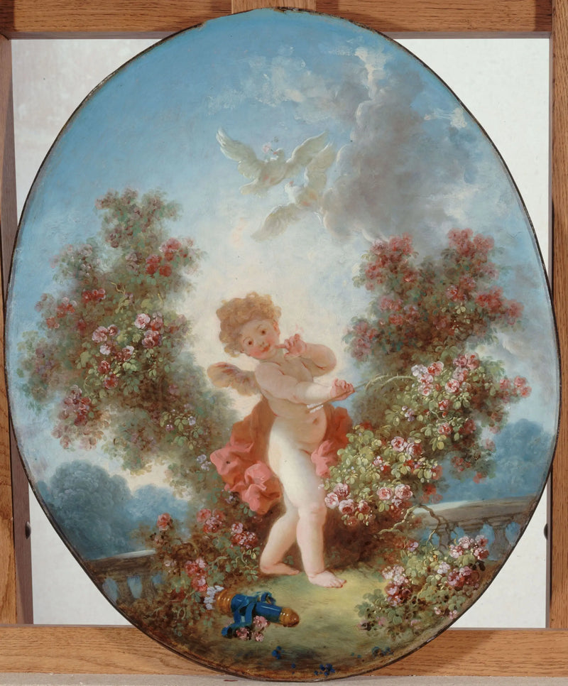 O Amor em Sentinela - Jean-Honoré Fragonard