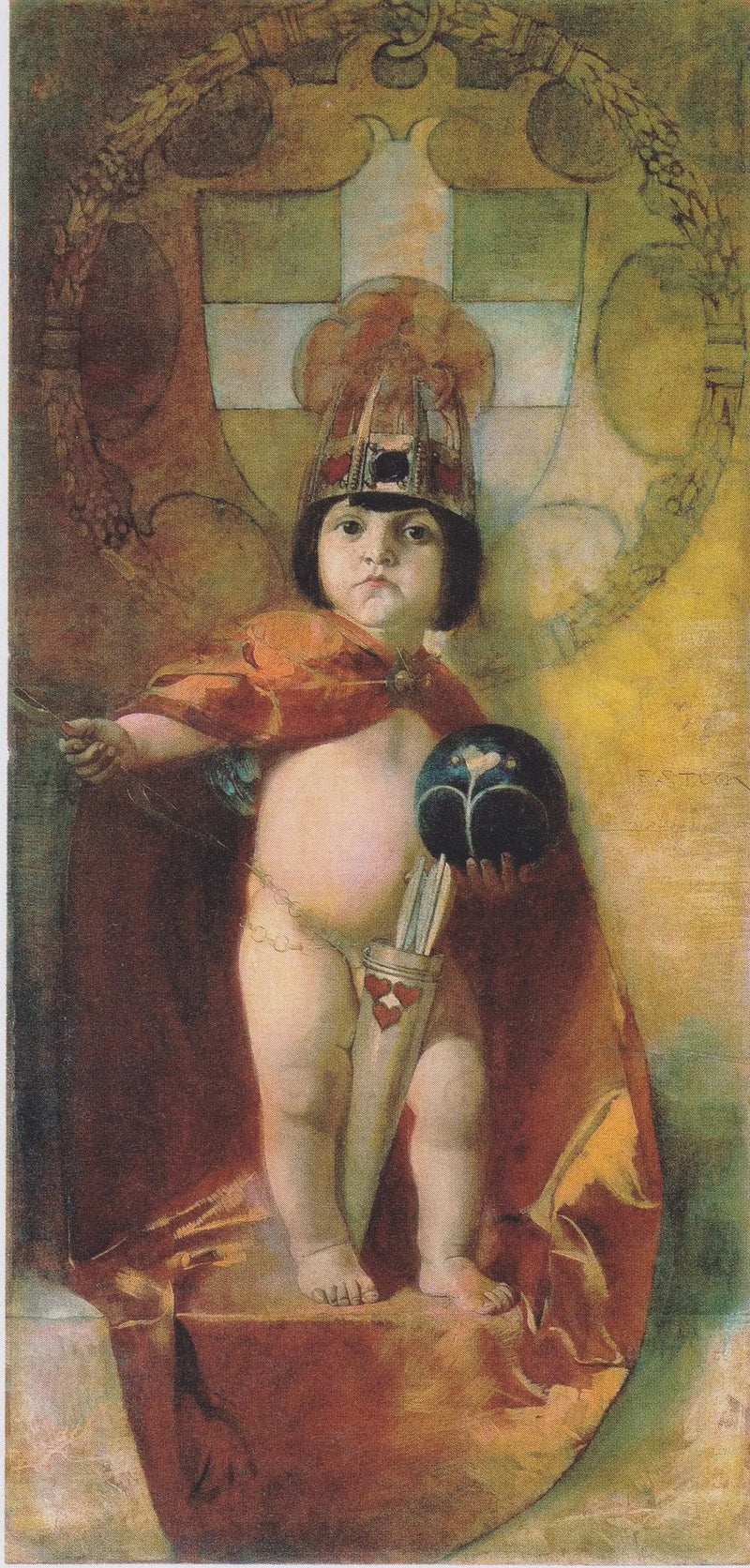 O amor é o imperador - Franz von Stuck