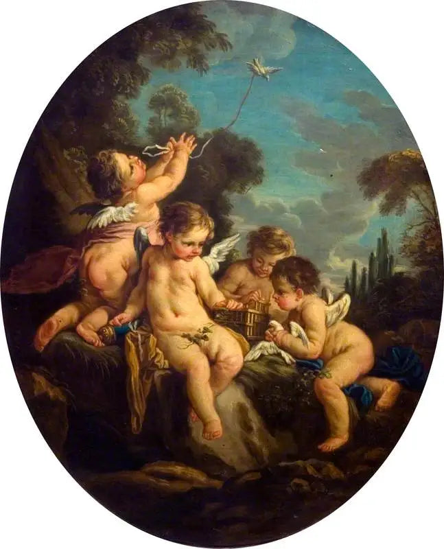 O amor colecionador de pássaros - François Boucher