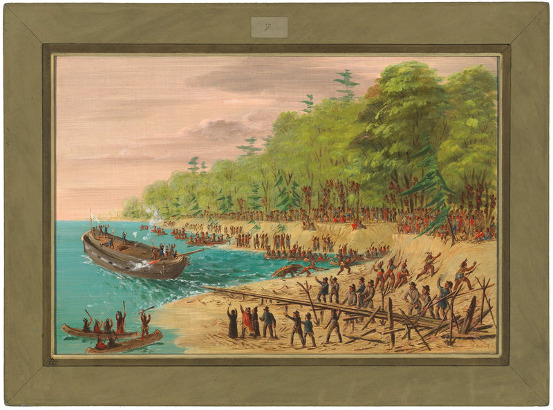 Lançamento do Griffin. Julho de 1679 - George Catlin