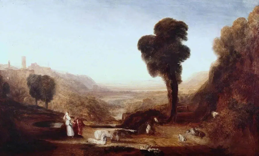 Paisagem: Cristo e a Mulher de Samaria - J. M. W. Turner