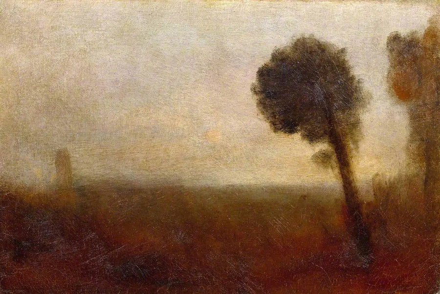 Paisagem com uma Árvore à Direita - J. M. W. Turner