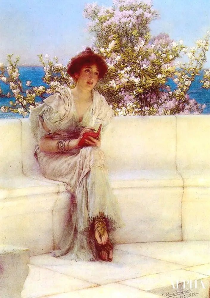 L’année est au printemps tout va bien dans le monde - Lawrence Alma-Tadema Reproductions de tableaux à la peinture à