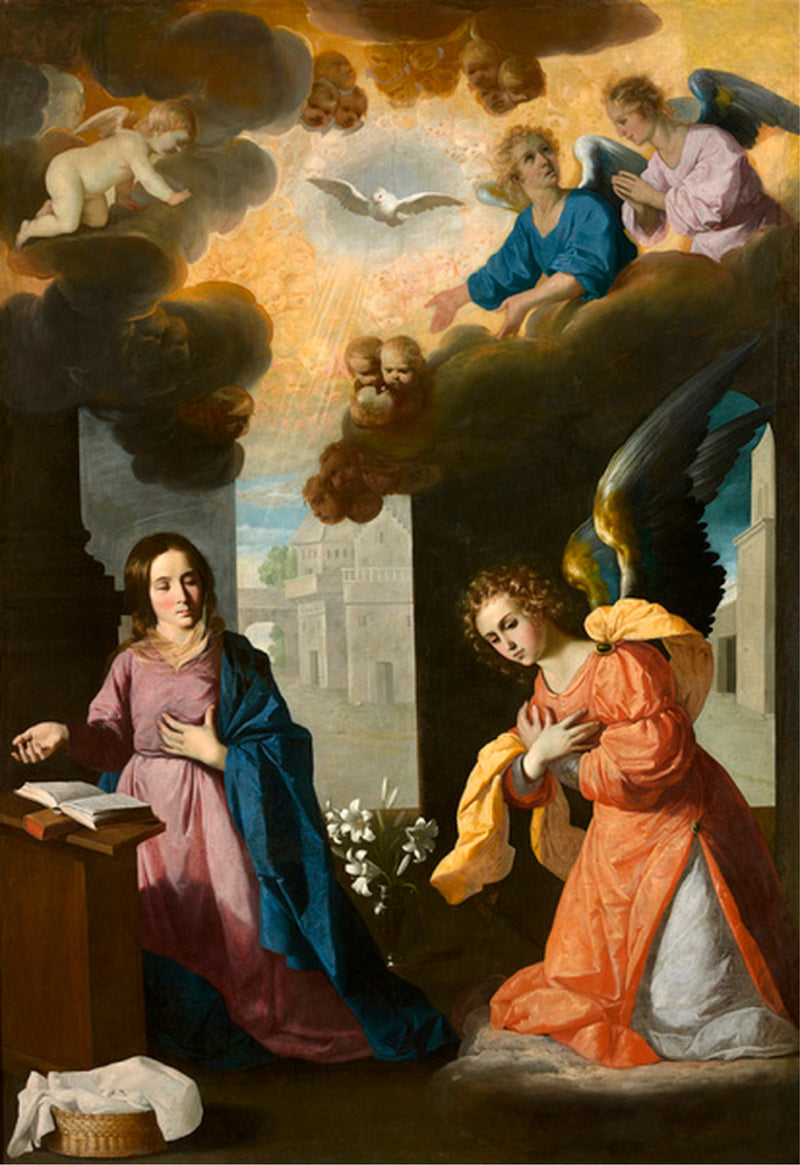 A Anunciação - Francisco de Zurbarán