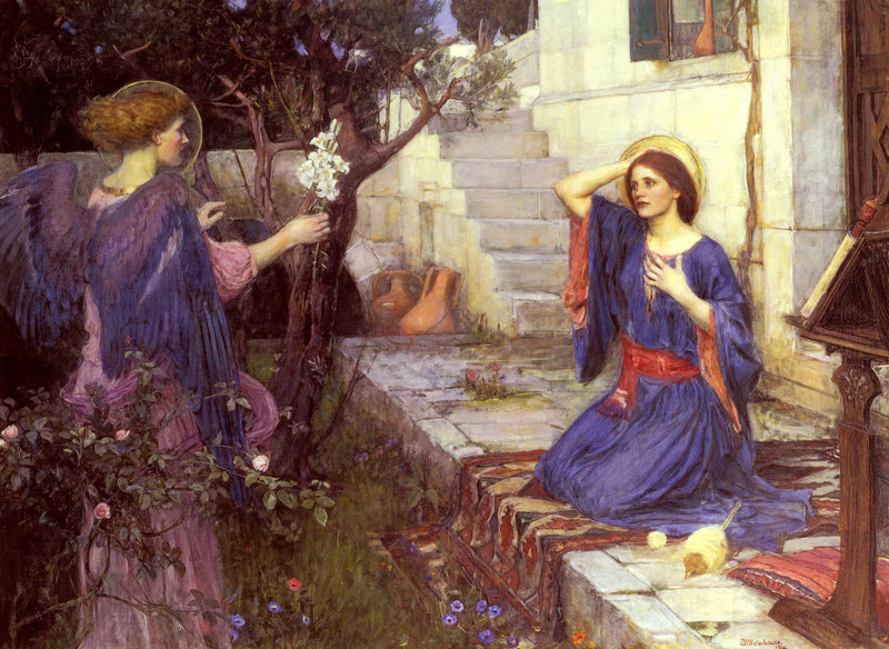 A Anunciação - John William Waterhouse