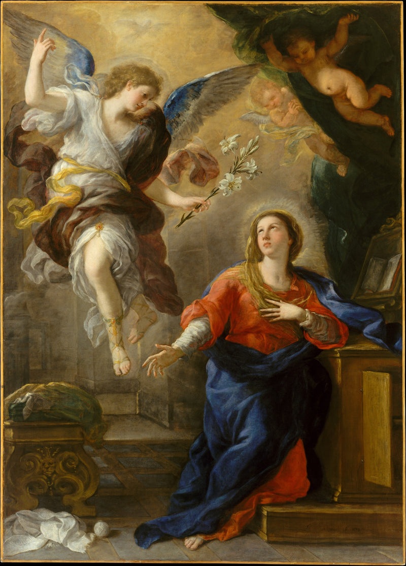 A Anunciação - Luca Giordano