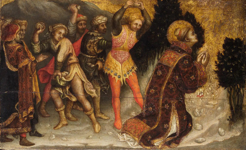 Lapidação de São Tiago - Gentile da Fabriano