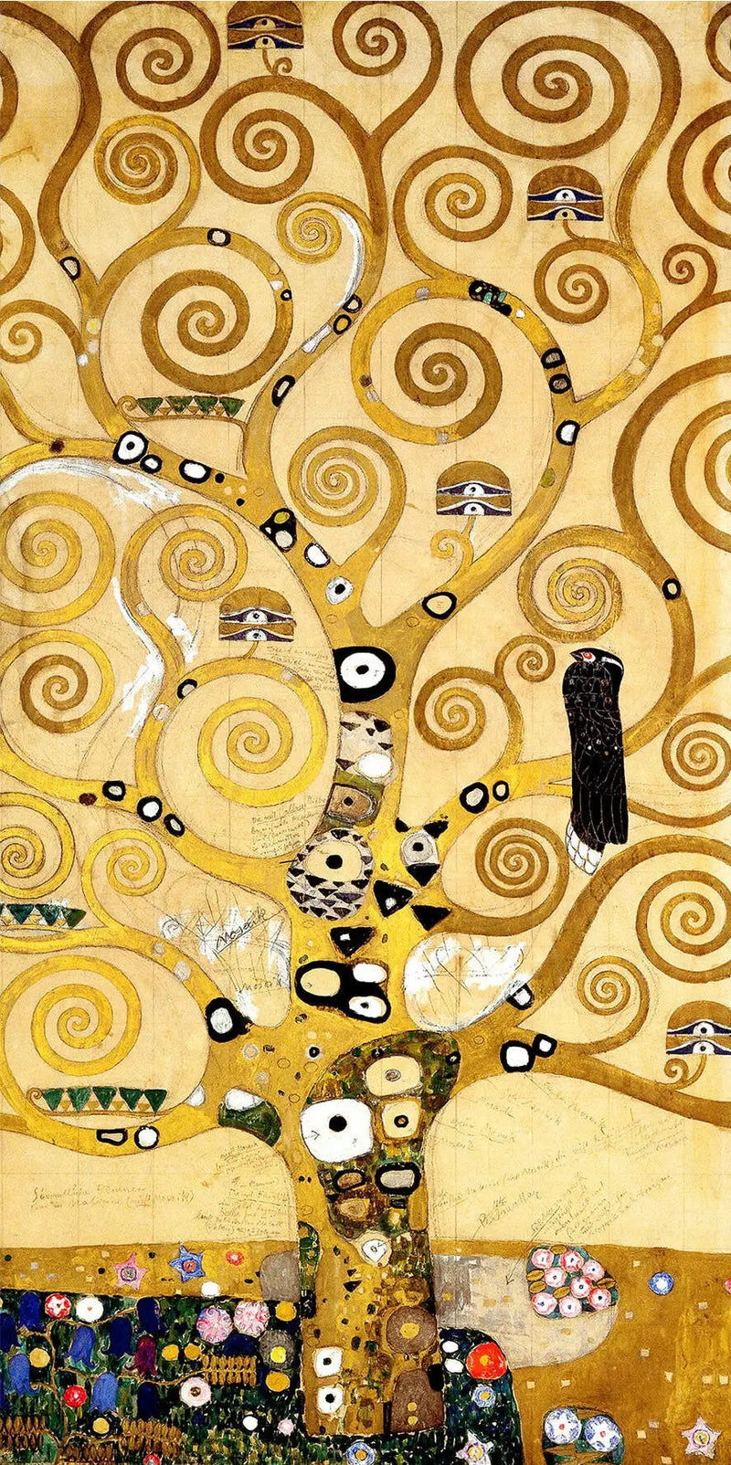 A Árvore da Vida Central - Gustav Klimt