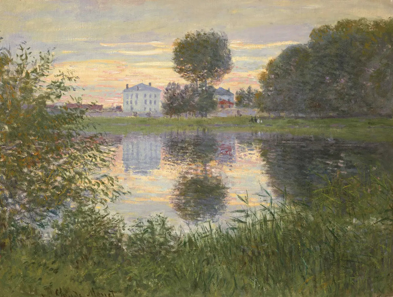 Reproduction du tableau « L'arbre en boule, Argenteuil - Claude Monet » par Alpha Reproduction en peinture à l’huile