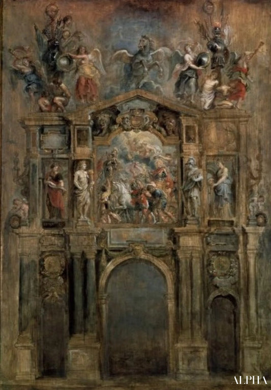 L'arc de Ferdinand - Peter Paul Rubens - Reproductions de tableaux et peintures haut de gamme