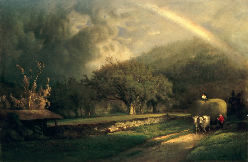 O arco-íris nas colinas de Berkshire - George Inness