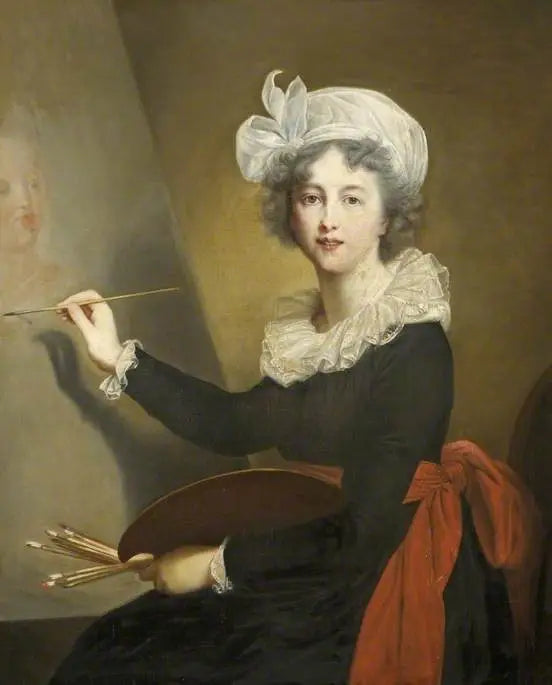 A artista no trabalho (auto-retrato) - Élisabeth Vigée Le Brun