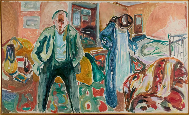 O Artista e seu modelo - Edvard Munch