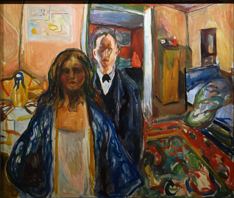 O Artista e seu modelo - Edvard Munch