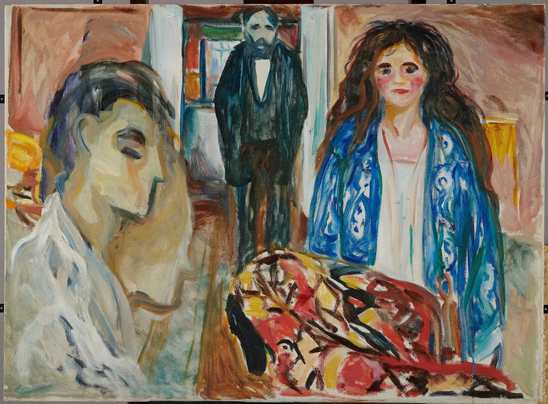 O Artista e seu modelo. Jalousie - Edvard Munch