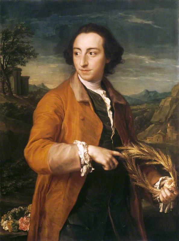 Lascelles Raymond Iremonger (1718/19–1793) com coroas de milho e rosas - Pompeo Batoni