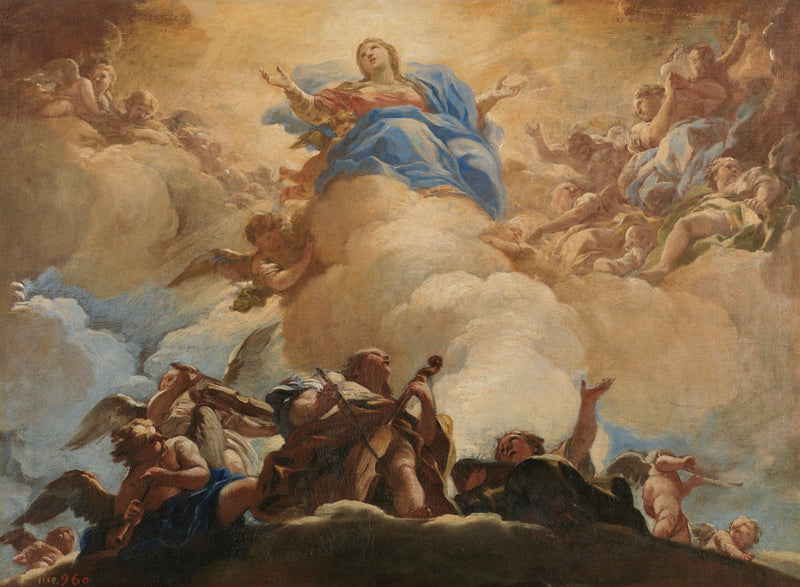 A Assunção da Virgem - Luca Giordano
