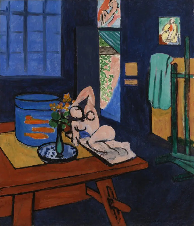 O Ateliê dos Peixes Vermelhos - Henri Matisse