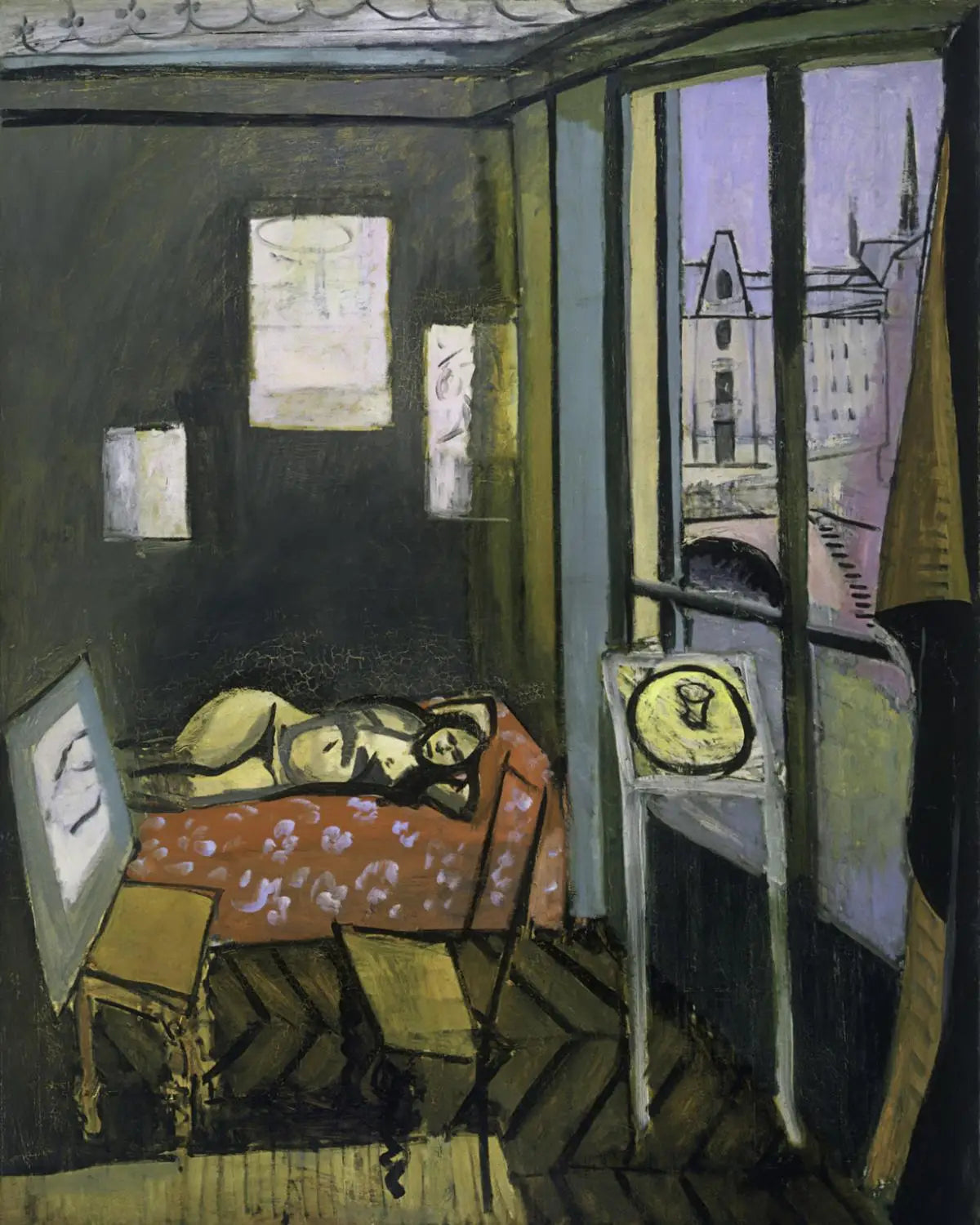 Reproduction du tableau « L'Atelier, quai Saint-Michel - Henri Matisse » par Alpha Reproduction en peinture à l’huile