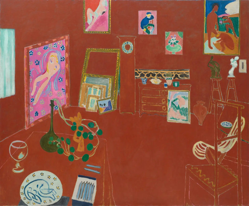 O Ateliê Vermelho - Henri Matisse