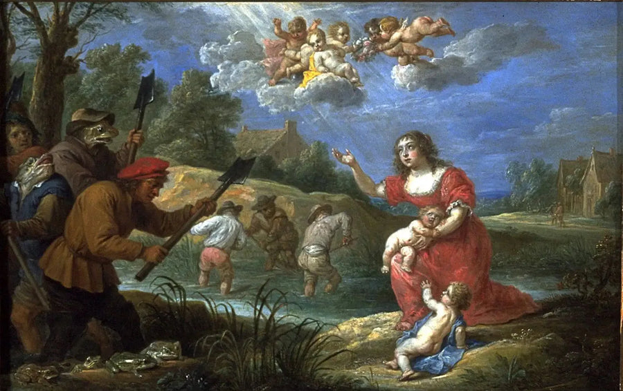 Latone e os sapos - David Teniers Júnior