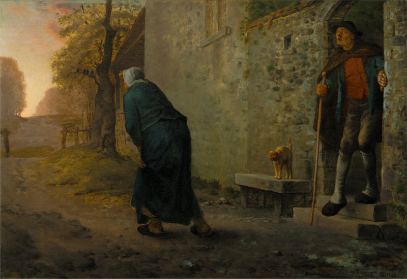 A Espera - Jean-François Millet