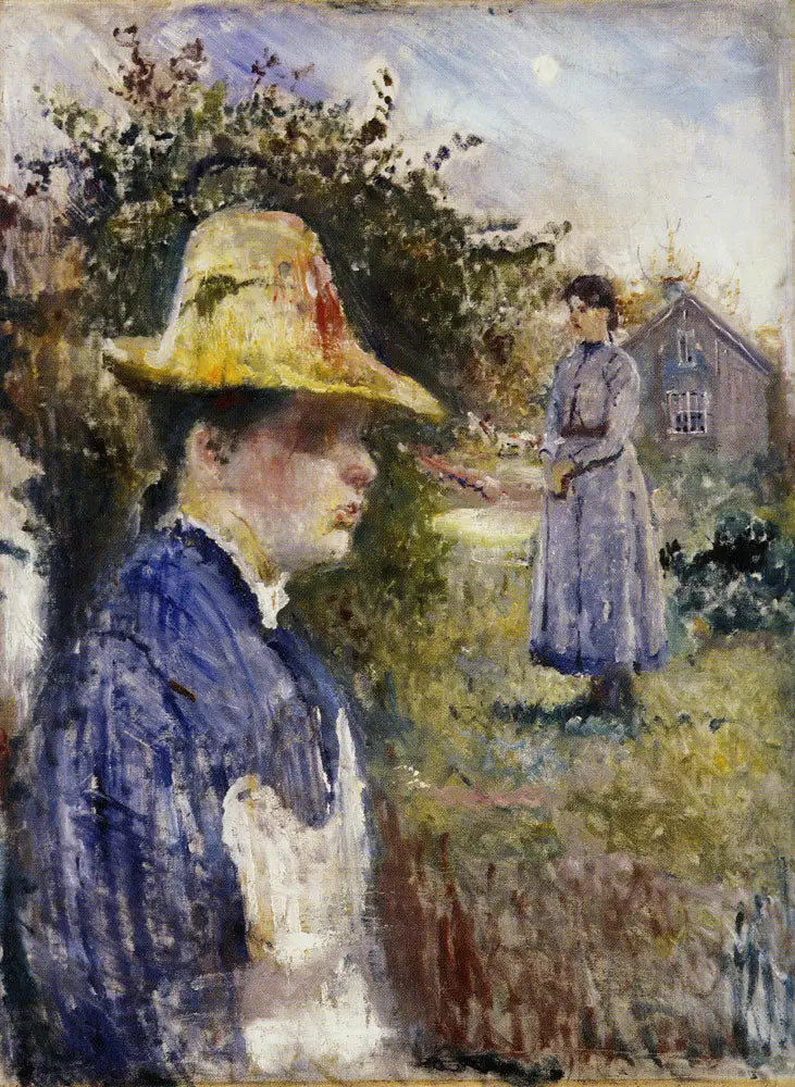 Laura e Inger ao sol de verão - Edvard Munch
