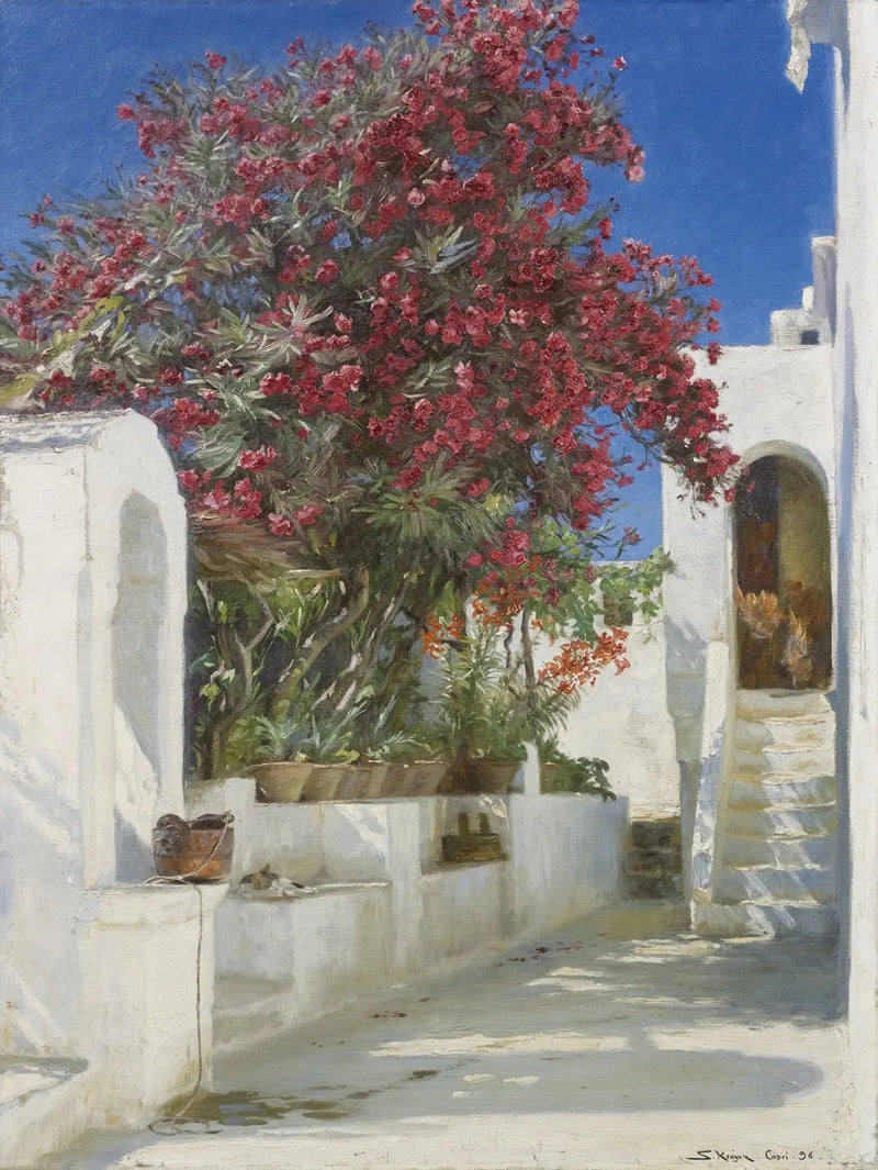 Lírios-do-vale em flor, Capri - Peder Severin Krøyer
