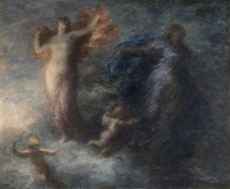 A Aurora e a Noite - Henri Fantin-Latour